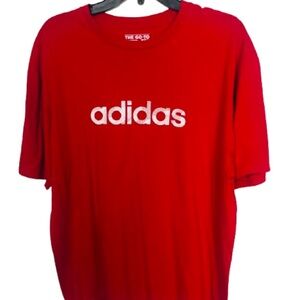Red Adidas Mens XL Short Sleeve T-Shirt